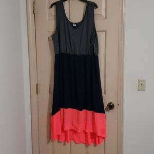ING+ Colorblocked High-Lo Dress size 3X